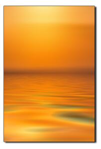 Obraz na plátně - Klidné moře při západu slunce - obdélník 7280A (100x70 cm)