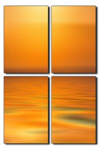 Obraz na plátně - Klidné moře při západu slunce - obdélník 7280E (120x80 cm)