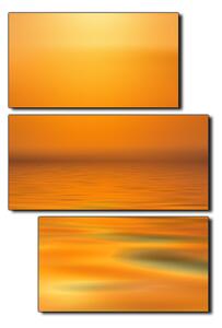Obraz na plátně - Klidné moře při západu slunce - obdélník 7280D (90x60 cm)