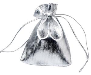 Gaira® Dárkový pytlík 9x12cm 5ks stříbrný