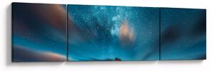 Obraz modré mléčné dráhy (170x50 cm)