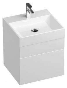 Ravak XJO01250000 - Závěsné umyvadlo NATURAL 50x45 cm litý mramor/bílá
