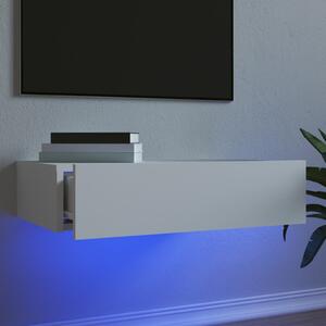 TV skříňka s LED osvětlením bílá 60 x 35 x 15,5 cm