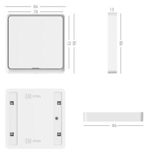 Immax NEO 07506C - SADA 3x Vypínač 1-tlačítkový SMART 3xCR2430 Zigbee 3.0 Tuya