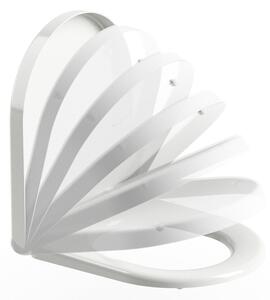 Ravak X01549 - Záchodové prkénko SoftClose UNI CHROME bílá