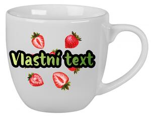 Personalizovaný keramický hrnek 400 ml s ovocem a textem