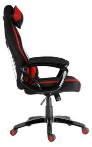 Herní židle NEOSEAT NS-020 TEX černo-červená
