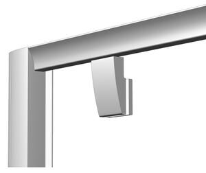 Ravak 37677U00Z1 - Sprchový kout třídílný čtvrtkruhový PIVOT 90x90 cm satin