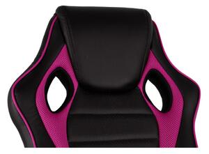 Herní židle NEOSEAT NS-015 černo-růžová