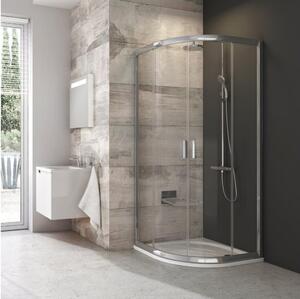 Ravak 3B270C00Z1B-Sprchový kout čtyřdílný čtvrtkruhový BLIX 90x90cm lesklý chrom