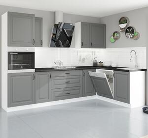 Kuchyňská linka STILO bs | 285x167 | bílá/šedá