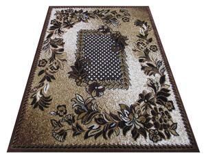 Kvalitní hnědý koberec do obýváku