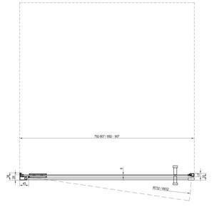 Ravak X0VV40A00Z1 - Sprchové dveře COOL 80x195 cm lesklý chrom