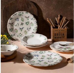 Jídelní sada 24 ks pestrobarevná/porcelán
