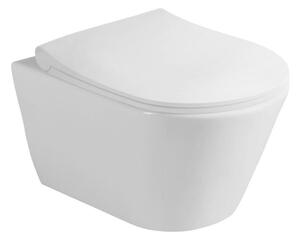 Sapho - Závěsné WC s bidetovou sprškou AVVA CLEANWASH keramika/bílá