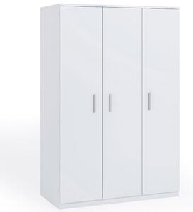 BONO b | šatní skříň SZ3D | 135 cm | bílá