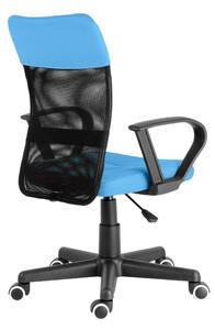 Dětská kancelářská židle NEOSEAT MONKEY černo-světle modrá