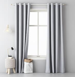 Interiérový závěs v světle šedé barvě 140 x 250 cm