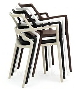 Vondom Jídelní křeslo Delta, Vondom, 59x50x80 cm, polyethylen, barva dle vzorníku, lze koupit pouze v násobcích 4ks