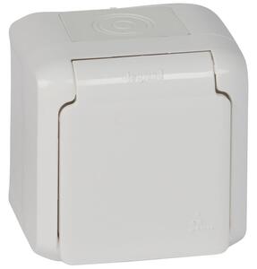 Legrand - Nástěnná venkovní zásuvka 250V/16A FORIX IP44 bílá