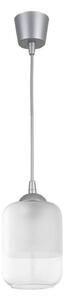 Brilagi - LED Lustr na lanku RETRO GLASS 1xE27/60W/230V pr. 14 cm stříbrná/bílá