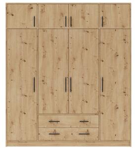 SMART r | šatní skříň SR1 + nástavec SRN1 | 200 cm | artisan