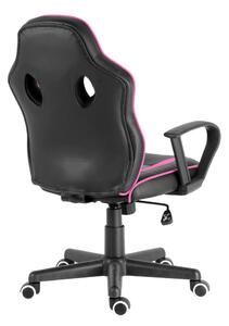 Dětská herní židle NEOSEAT HURRAY černo-růžová
