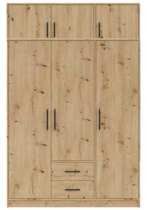 SMART r | šatní skříň SR2 + nástavec SRN2 | 150 cm | artisan