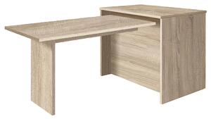 Kuchyňský ostrůvek KW 126x70 cm + stůl KS 130x80 cm | SONOMA