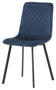 Jídelní židle GLORY modrá/černá