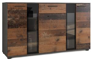Komoda SALSA | 140 cm | old wood style/matera