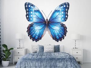 Modrý motýl 2 arch 75 x 67 cm