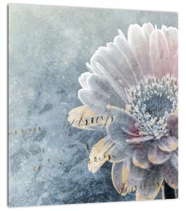 Obraz - Zimní květ (30x30 cm)