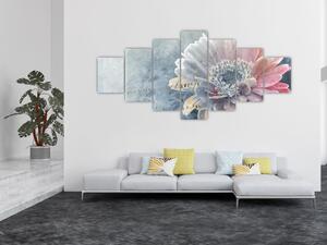 Obraz - Zimní květ (210x100 cm)