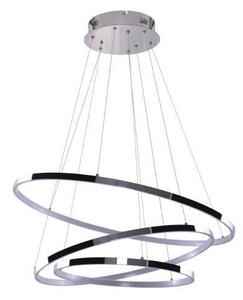AZzardo AZ2989 DECOline WHEEL 3 DIMM CHROME stropní závěsné LED svítidlo 3xLED 80W / 4800lm IP20 chrom