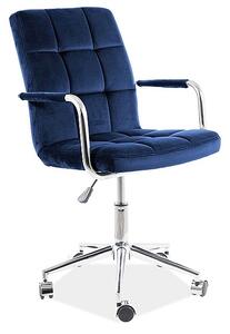 SIGNAL SIG Kancelářská židle Q-022 velvet modrá
