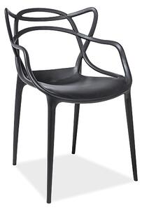 SIGNAL Jídelní židle TOBY černá