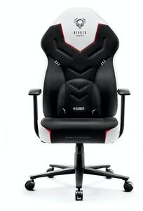Herní židle Diablo X-Gamer 2.0 Normal Size: černo-bílá Diablochairs Y7-5ZX6-32R5
