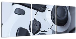 Obraz - Herní ovladač (s hodinami) (90x30 cm)
