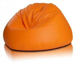 Sedací pytle Primabag Maxi ekokůže oranžová