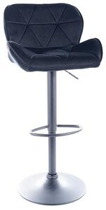 SIGNAL SIG Barová židle C122 velvet černá