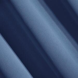 Modré jednobarevné zatemňující závěsy na řasící pásku 135 x 270 cm