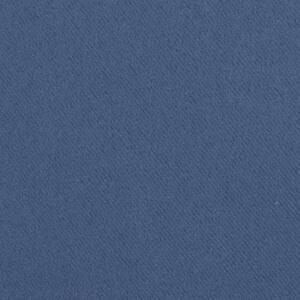Modré jednobarevné zatemňující závěsy na řasící pásku 135 x 270 cm