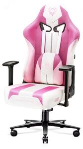 Látková herní židle X-Player 2.0.Normal size: Marshmallow Pink/ růžová Diablochairs 1228