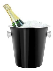 TORO Nerezová chladící nádoba na šampaňské a víno TORO 22cm černá