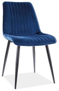 SIGNAL SIG Jídelní židlička KIM velvet modrá