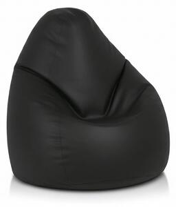 Sedací pytel Primabag Mega Sako ekokůže černá