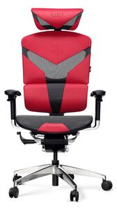 Ergonomická židle DIABLO V-DYNAMIC: karmínová Diablochairs 3S-7H80-CPQL