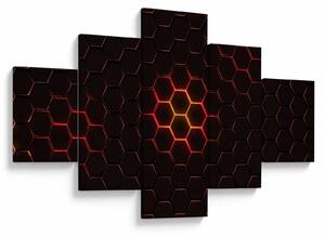 Obraz pletiva (125x70 cm)