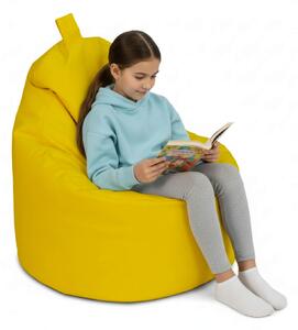 Sedací pytel Primabag Sondo ekokůže citronová